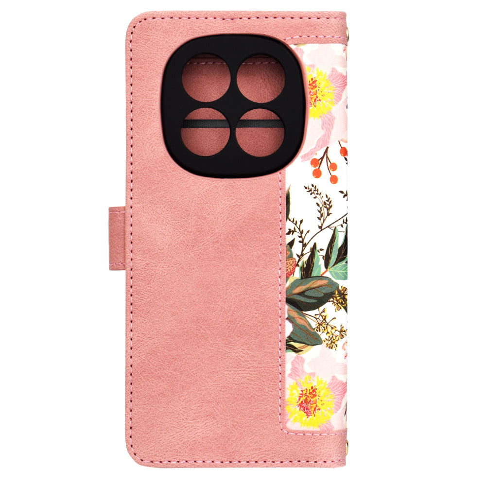 Etui na Xiaomi Redmi Note 14 Pro 4G, Techsuit, FlipCraft, Różowe