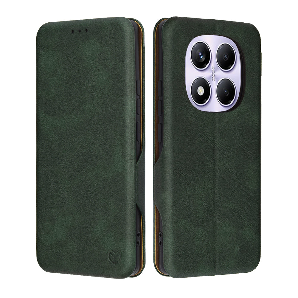 Etui do Xiaomi Redmi Note 14 Pro 4G, Techsuit, Safe Wallet Plus, Zielony