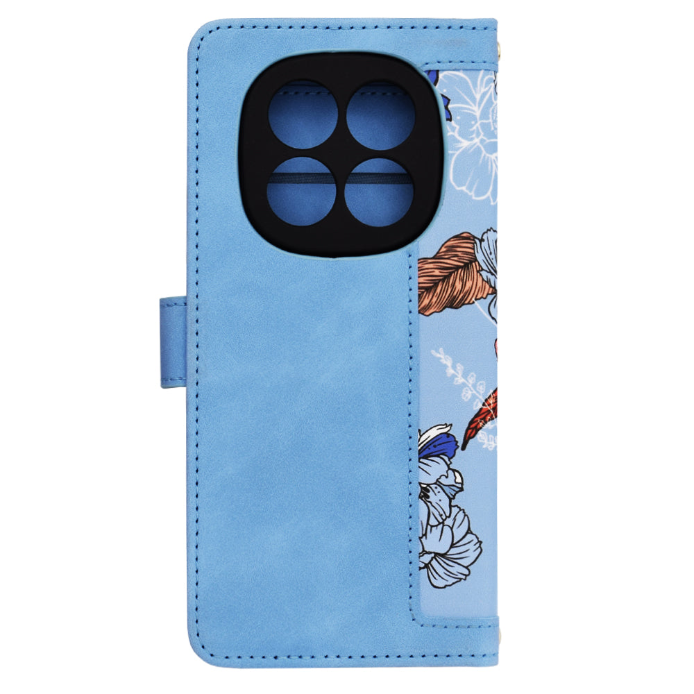 Etui na Xiaomi Redmi Note 14 Pro+ 5G, Techsuit, FlipCraft, Niebieski