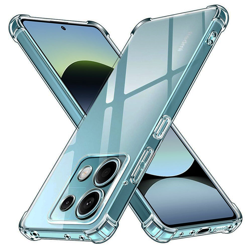 Etui na Xiaomi Redmi Note 14S, Techsuit, Shockproof Clear, Przezroczyste