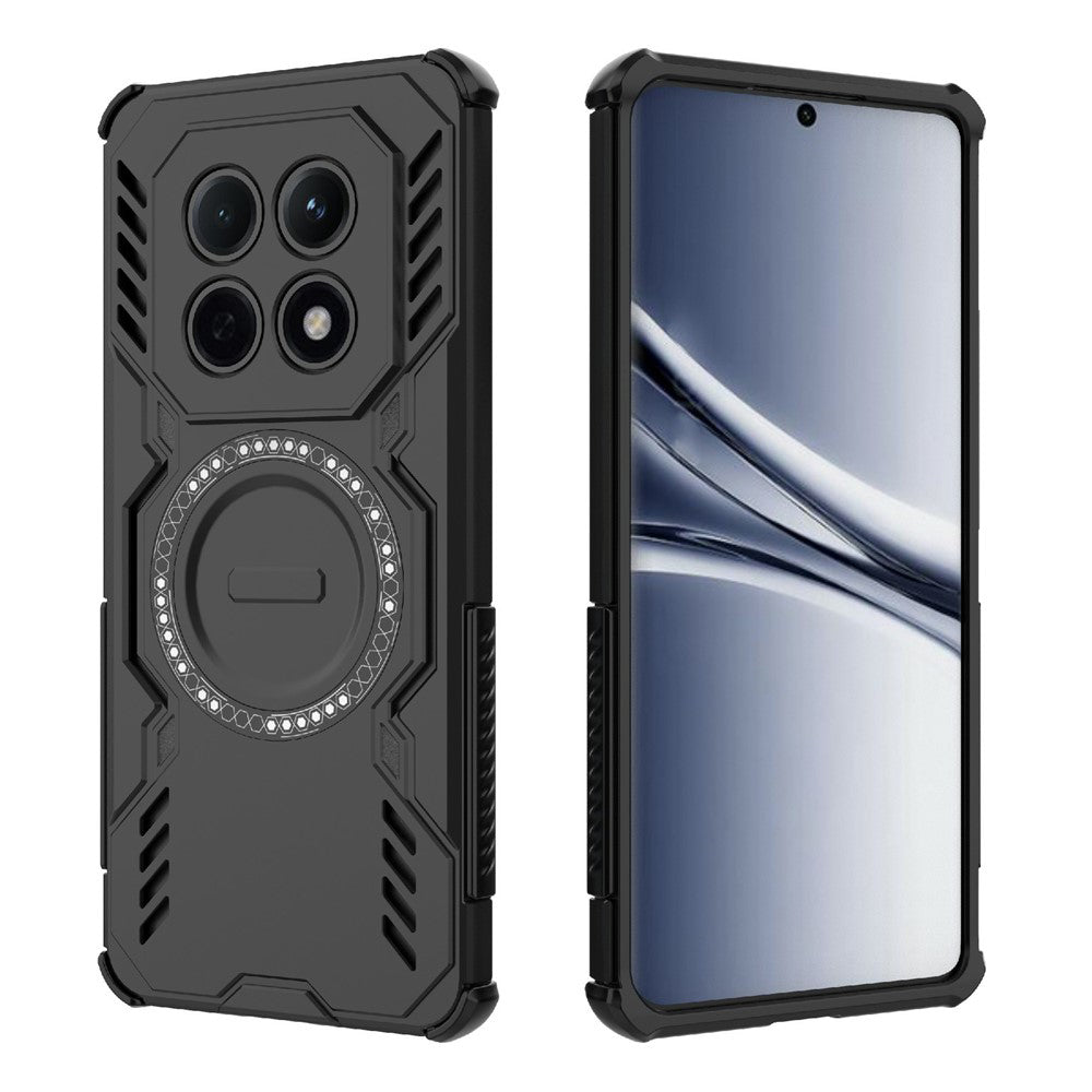 Etui MagSafe dla Xiaomi Redmi Note 15 4G, Techsuit, ArmorMag, Czarne