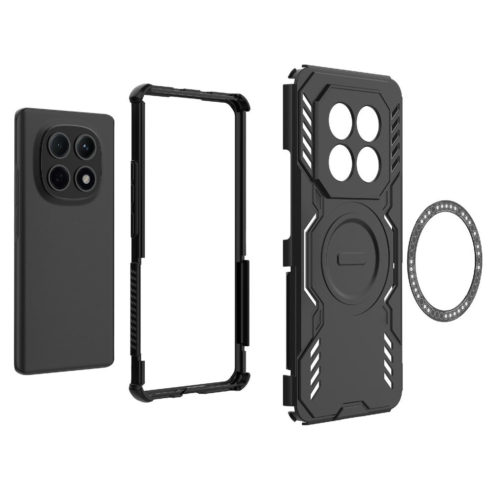 Etui MagSafe dla Xiaomi Redmi Note 15 4G, Techsuit, ArmorMag, Czarne
