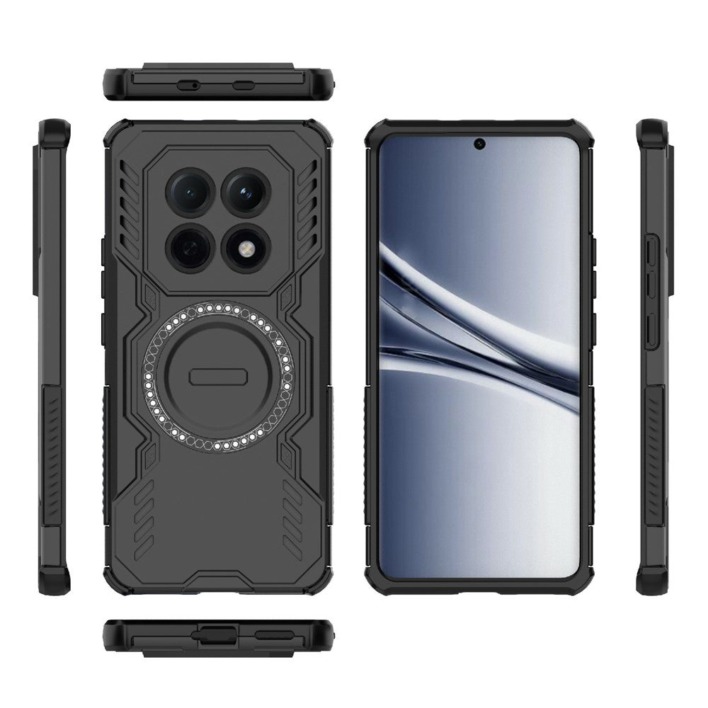 Etui MagSafe dla Xiaomi Redmi Note 15 4G, Techsuit, ArmorMag, Czarne