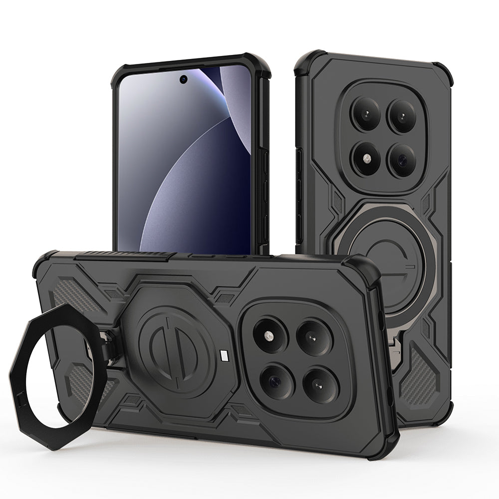 Etui na Xiaomi Redmi Note 15 Pro 4G, Techsuit, Carbon Shield Pro, Czarne
