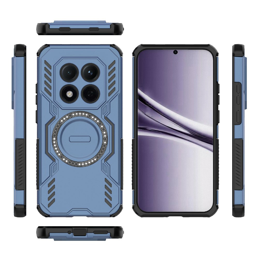 MagSafe Case for Xiaomi Redmi Note 15 Pro 5G, Techsuit, ArmorMag, Blue