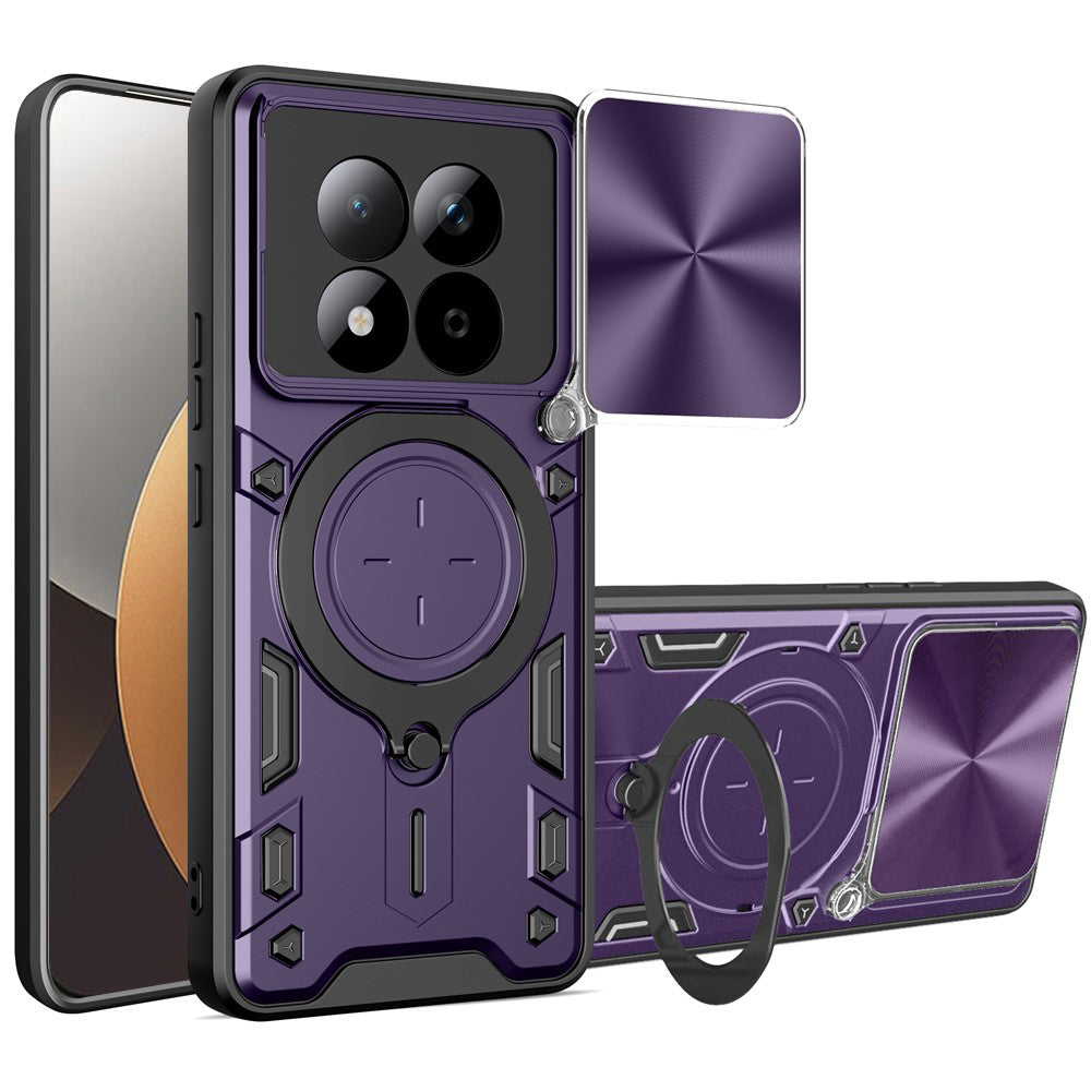 Etui na Xiaomi Redmi Note 15 Pro 5G, Techsuit, CamGuard Pro, Fioletowy