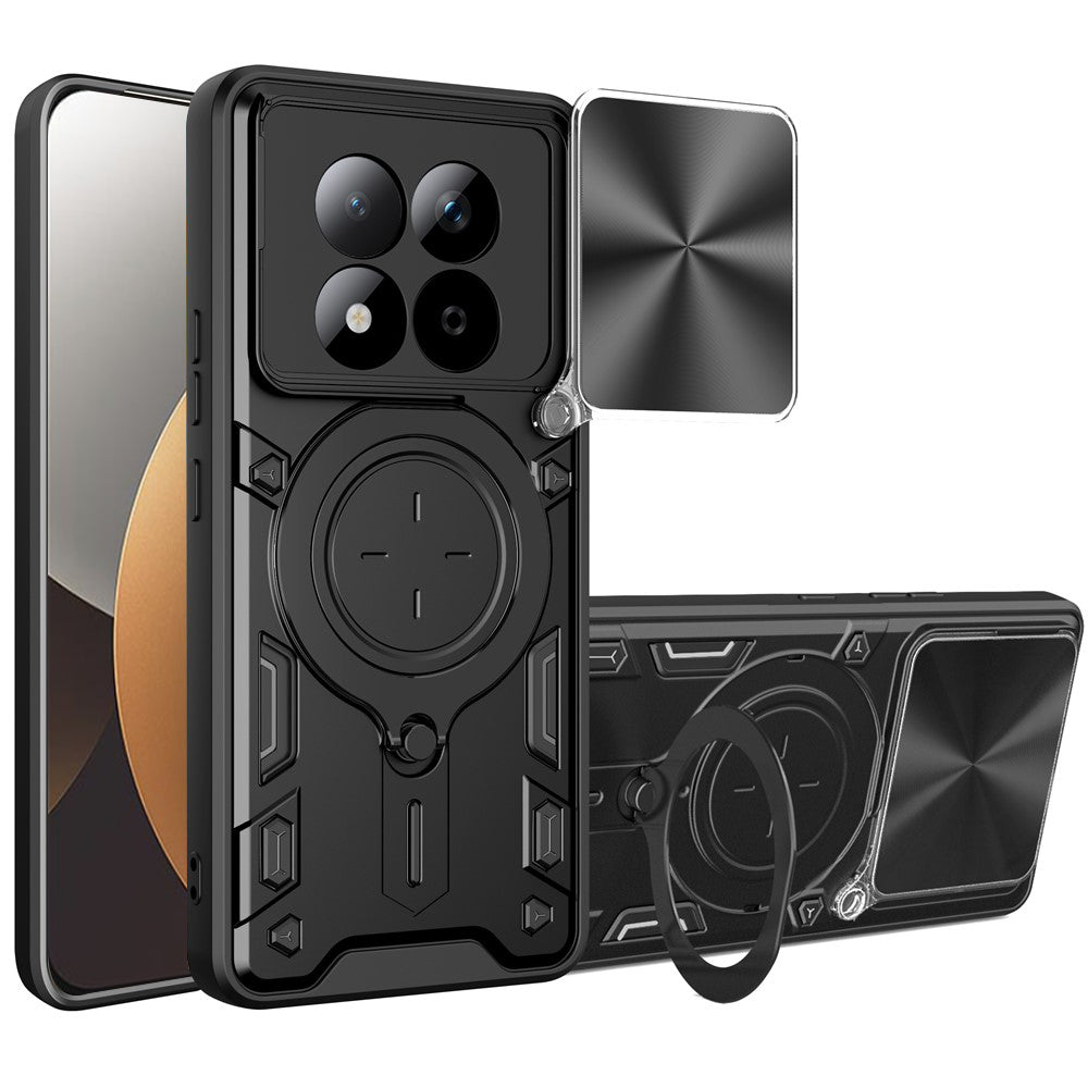 Etui na Xiaomi Redmi Note 15 Pro 5G, Techsuit, CamGuard Pro, Czarne