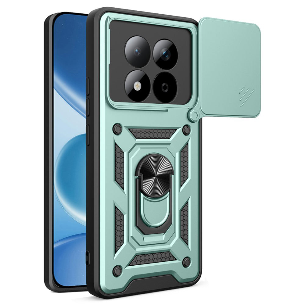 Etui na Xiaomi Redmi Note 15 Pro 5G, Techsuit, CamShield, Zielony