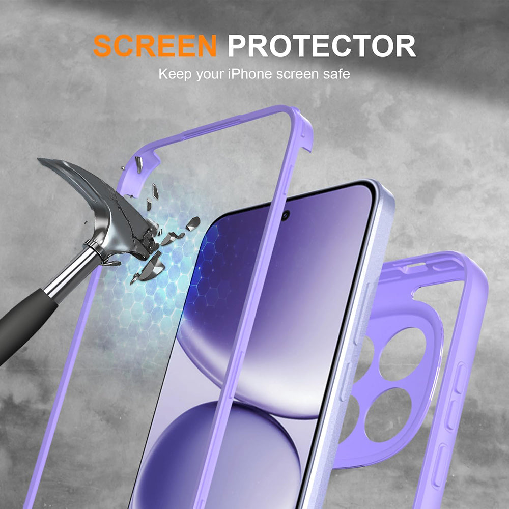 Etui na Xiaomi Redmi Note 15 Pro 5G, Techsuit, ColorVerse 360, Fioletowy
