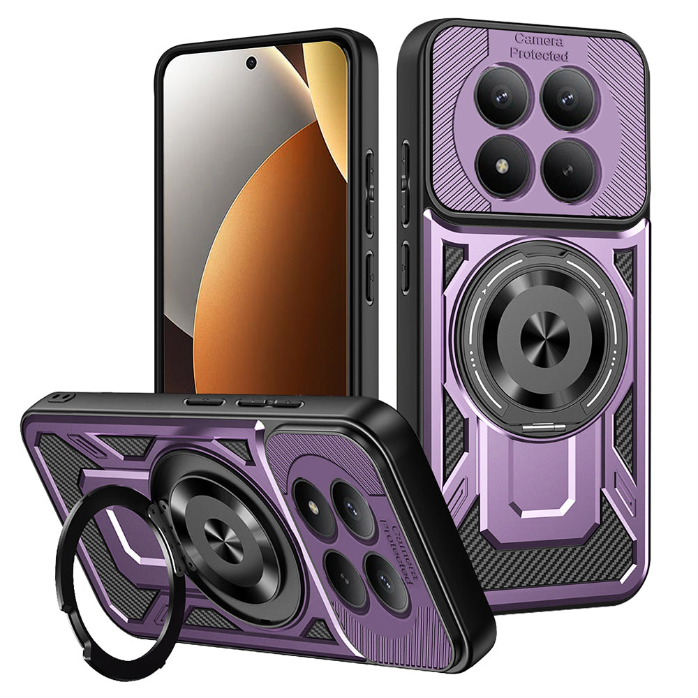 Etui na Xiaomi Redmi Note 15 Pro 5G, Techsuit, RuggedCam, Fioletowy