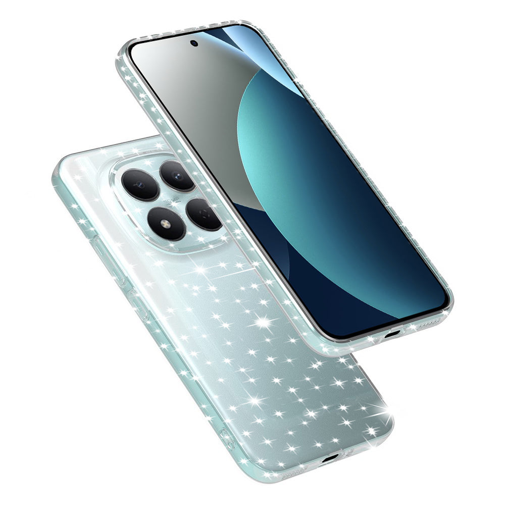 Etui na Xiaomi Redmi Note 15 Pro 5G, Techsuit, SparkleSkin, Przezroczyste