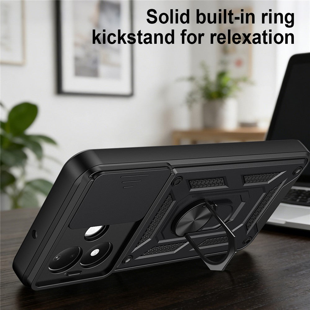 Etui do Xiaomi Redmi Note 17 Pro, Techsuit, CamShield, czarne