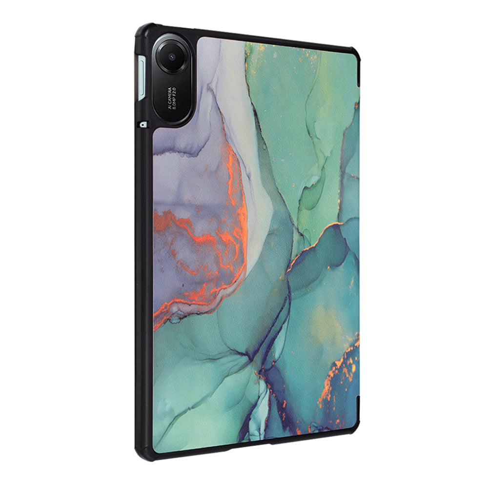 Etui na Xiaomi Redmi Pad 2, Techsuit, FoldPro Green Time, wielokolorowe
