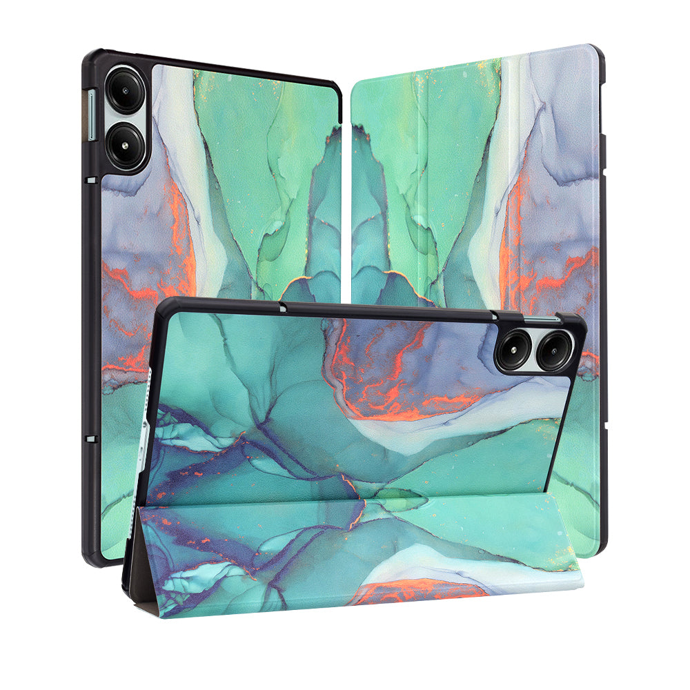 Etui do Xiaomi Redmi Pad Pro / Pad / Pad Pro 5G, Techsuit, FoldPro Green Time, Wielokolorowe
