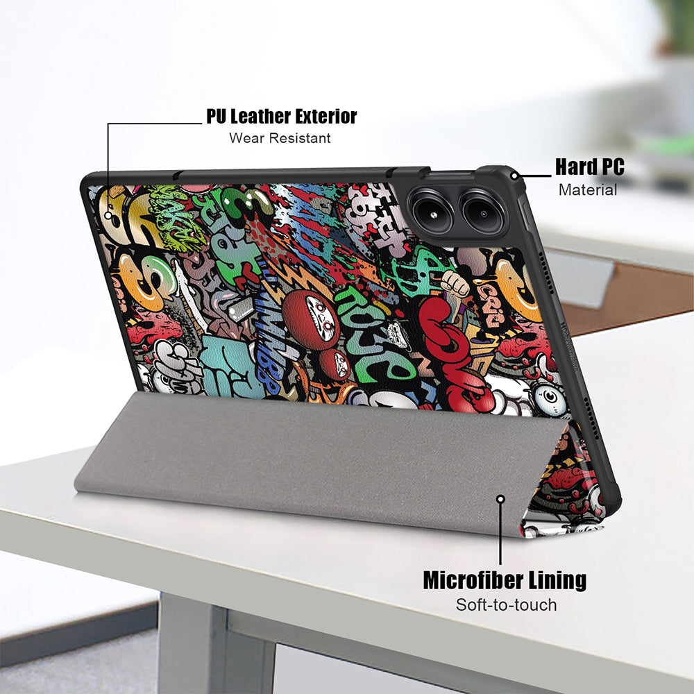 Etui na Xiaomi Redmi Pad Pro / Pad / Pad Pro 5G, Techsuit, FoldPro Urban Vibe, Wielokolorowe