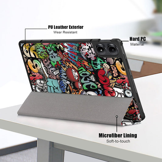 Etui na Xiaomi Redmi Pad Pro / Pad / Pad Pro 5G, Techsuit, FoldPro Urban Vibe, Wielokolorowe