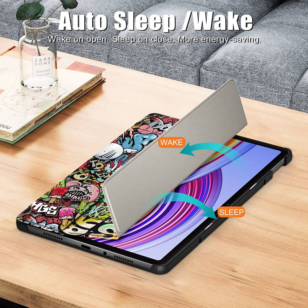 Etui na Xiaomi Redmi Pad Pro / Pad / Pad Pro 5G, Techsuit, FoldPro Urban Vibe, Wielokolorowe