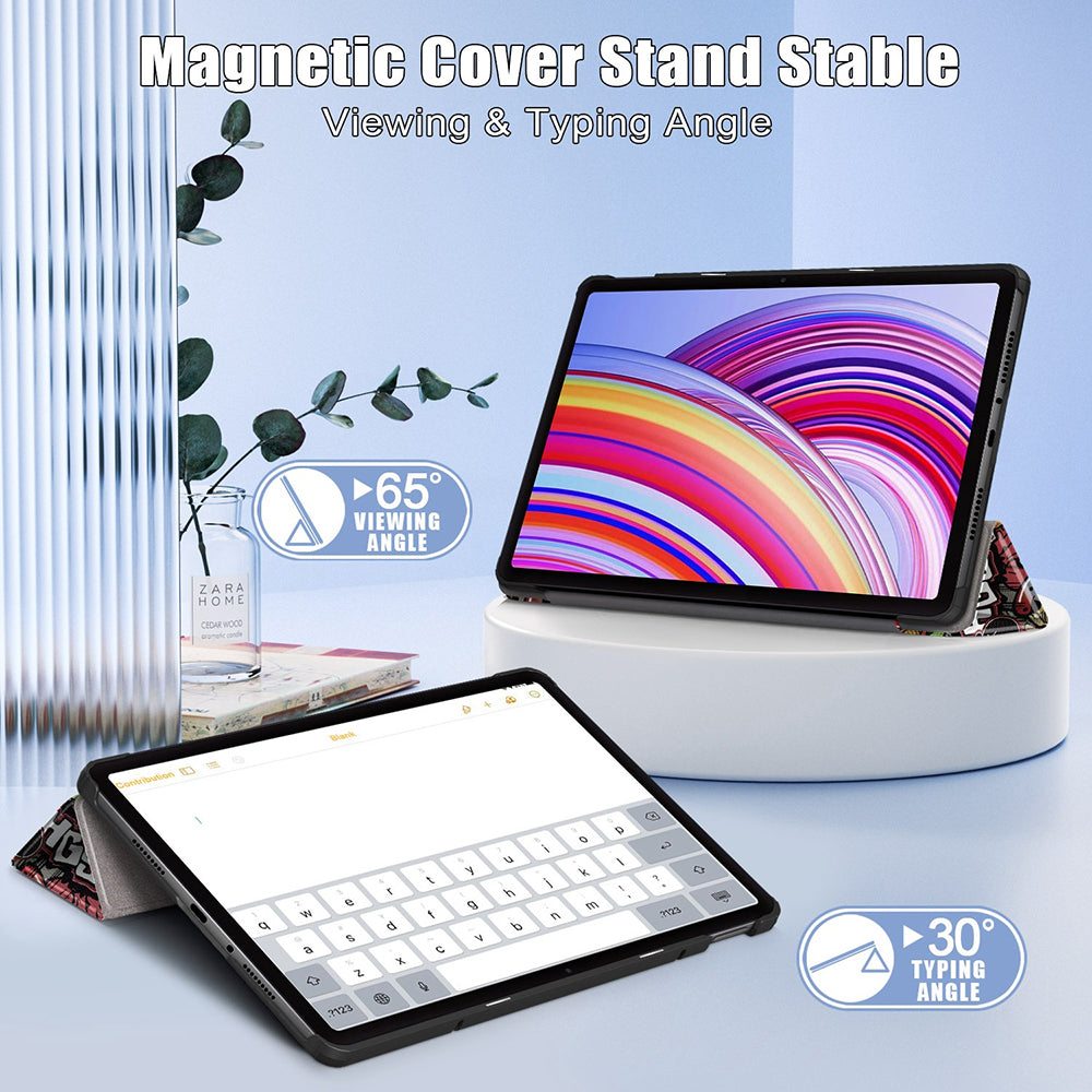 Etui na Xiaomi Redmi Pad Pro / Pad / Pad Pro 5G, Techsuit, FoldPro Urban Vibe, Wielokolorowe