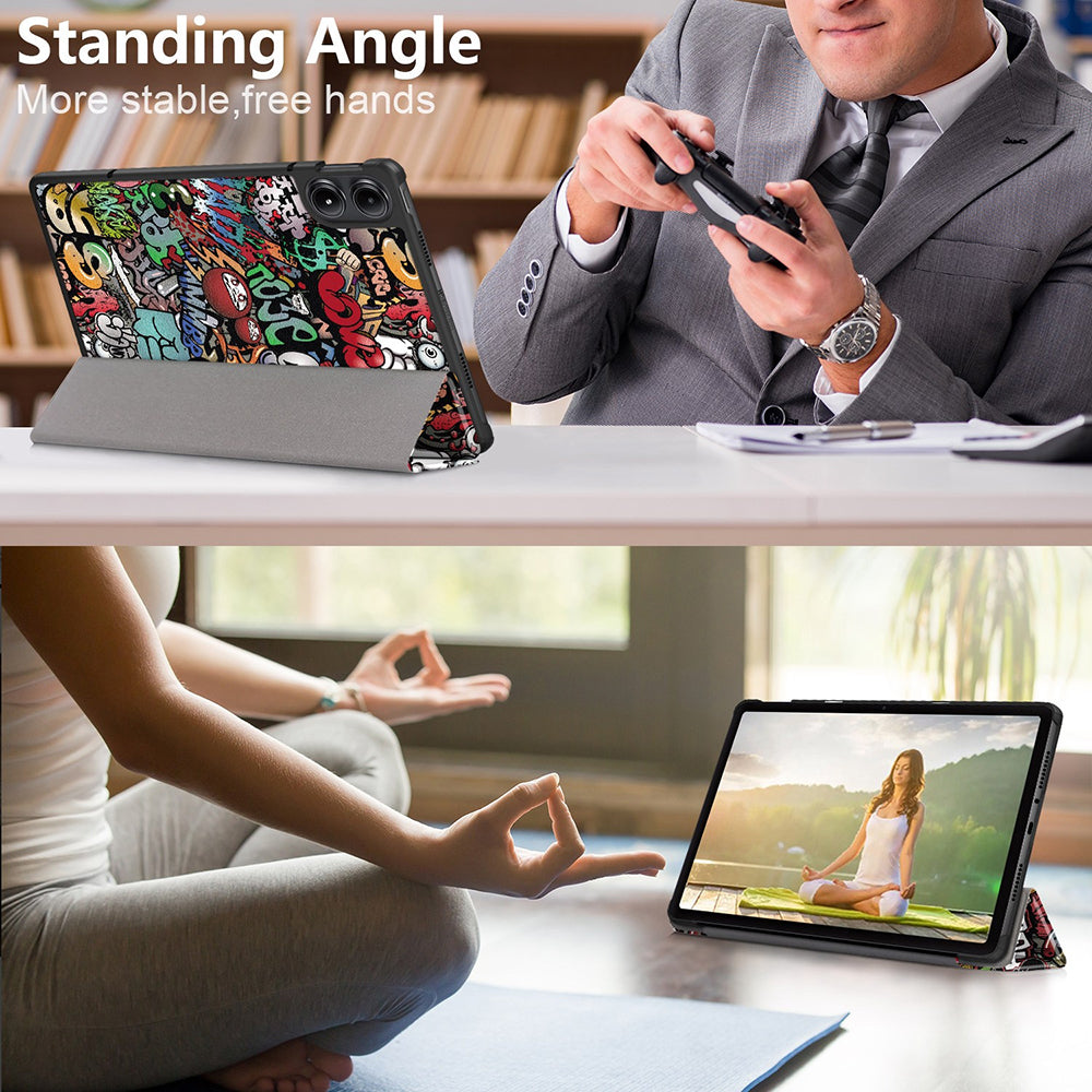 Etui na Xiaomi Redmi Pad Pro / Pad / Pad Pro 5G, Techsuit, FoldPro Urban Vibe, Wielokolorowe
