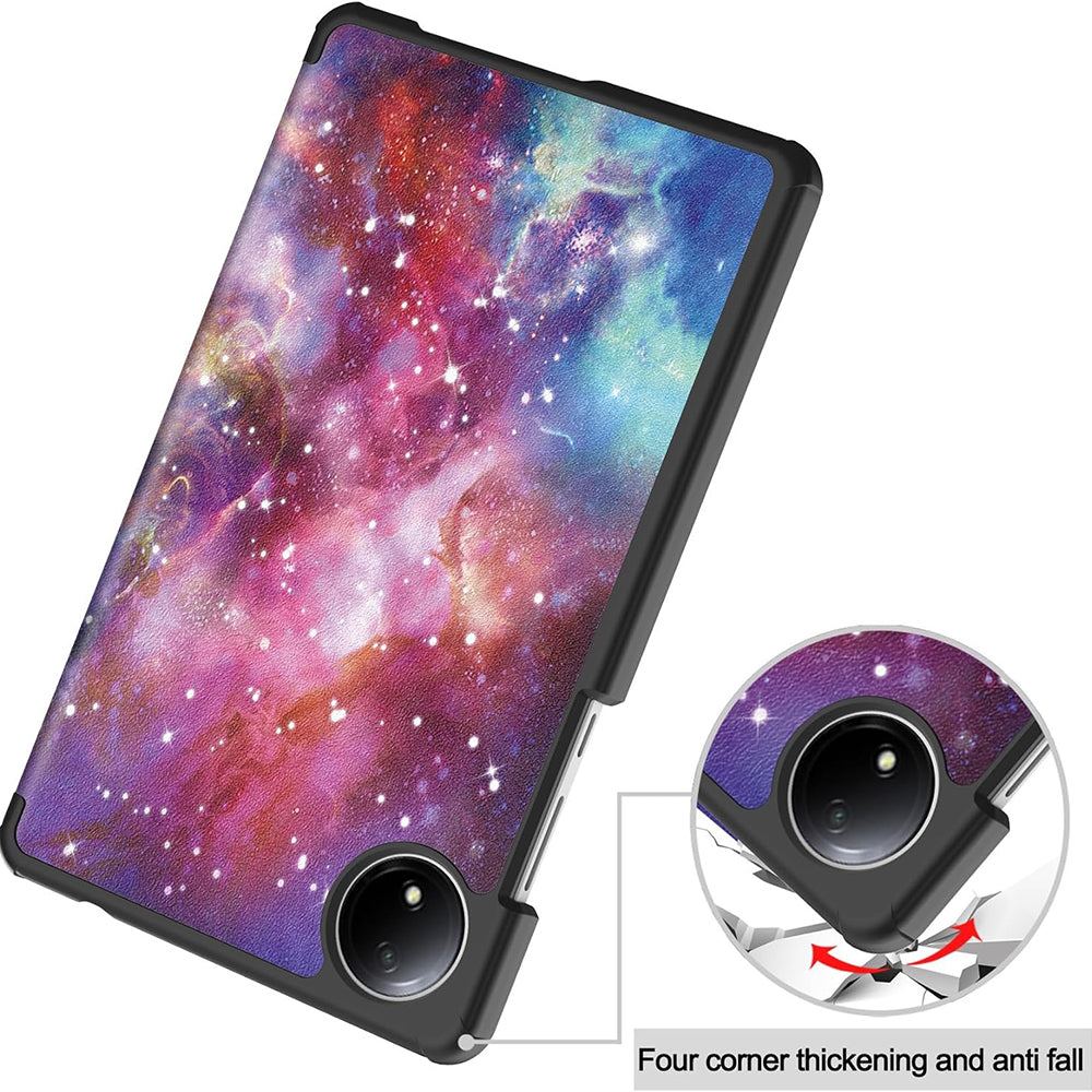 Etui na Xiaomi Redmi Pad SE 8.7, Techsuit, FoldPro Galaxy, Wielokolorowe