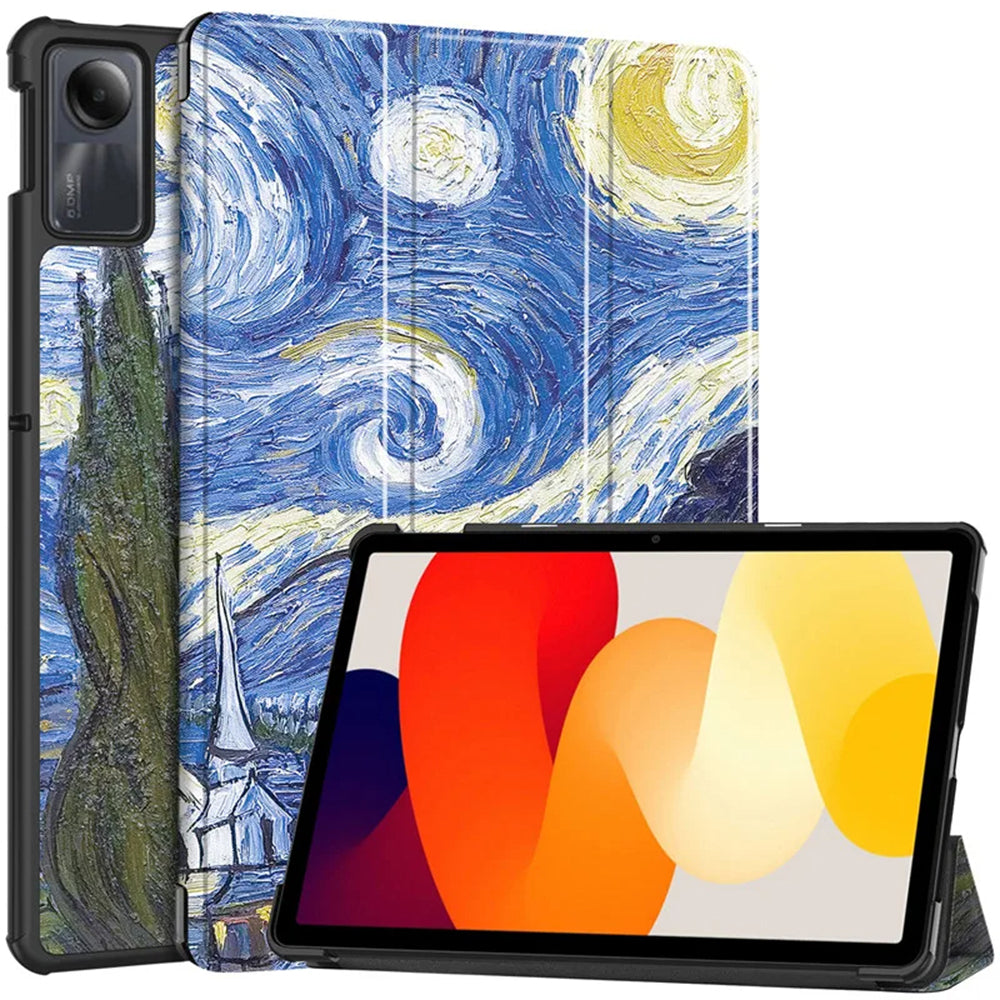 Etui na Xiaomi Redmi Pad SE, Techsuit, FoldPro Starry Night, wielokolorowe