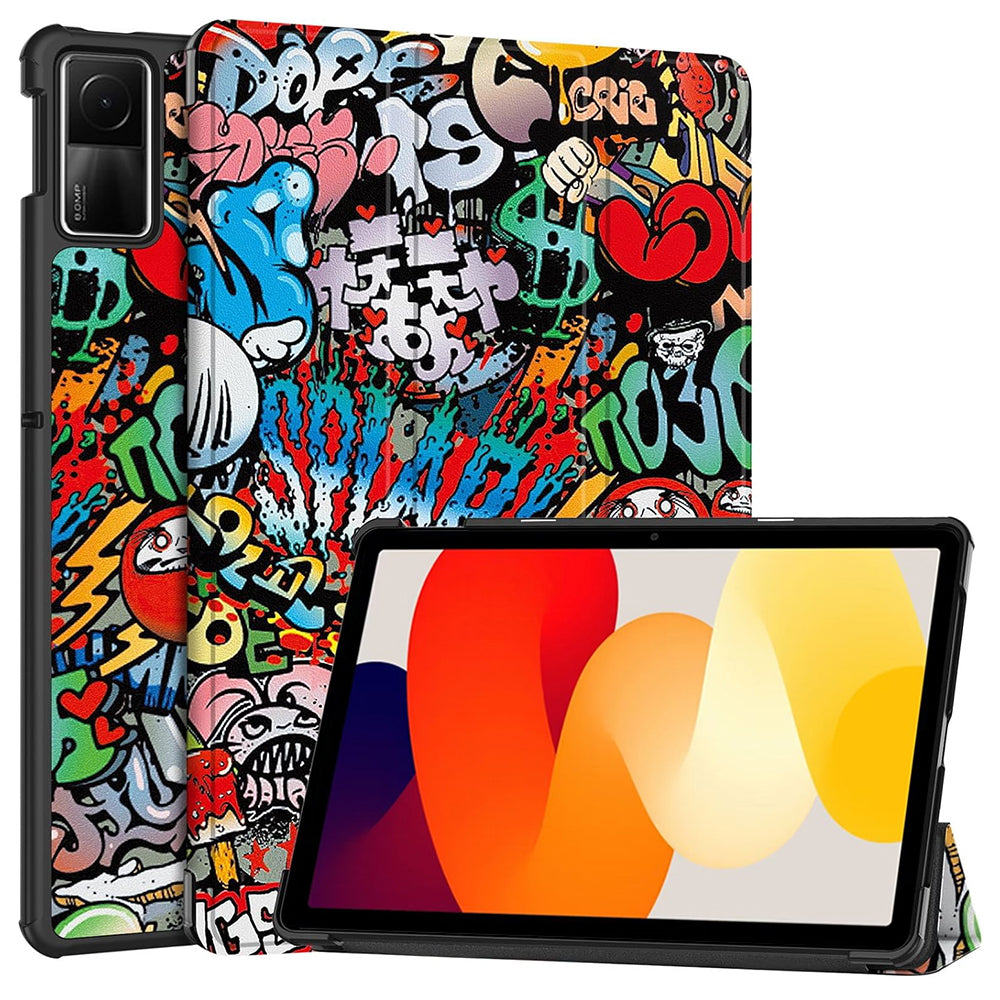 Etui na Xiaomi Redmi Pad SE, Techsuit, FoldPro Urban Vibe, wielokolorowe