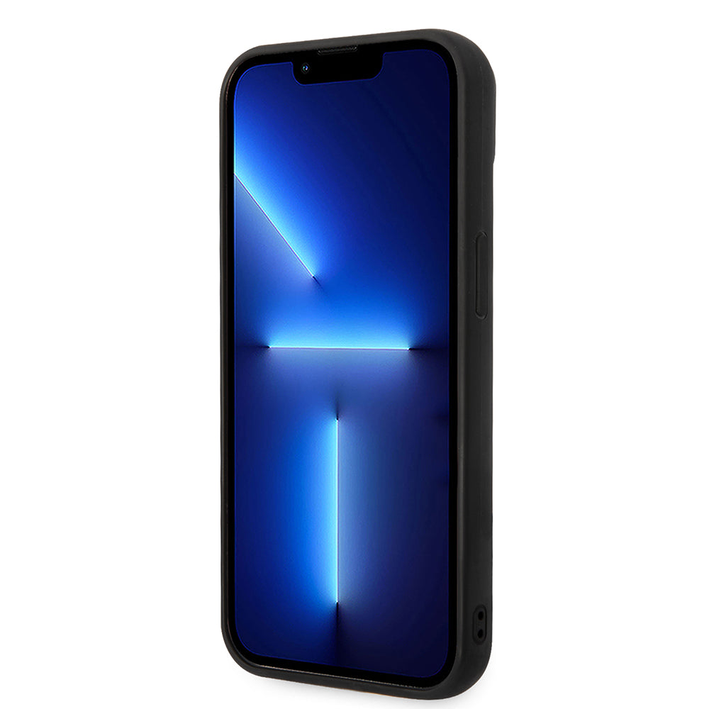 Etui na Apple iPhone 14 Plus, Karl Lagerfeld, Quilted Puffy Metal Logo, Czarne