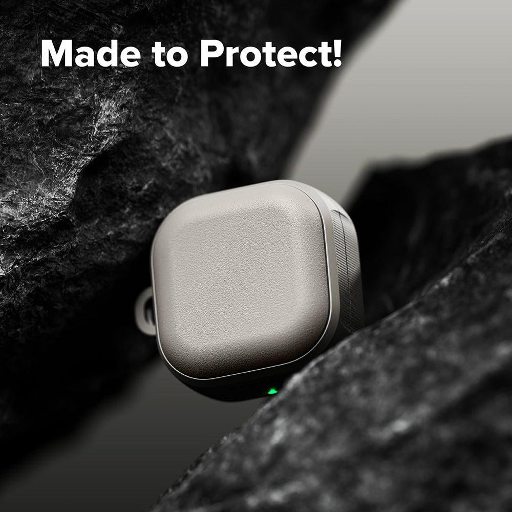 Etui Ringke Onyx Magnetic dla Samsung Galaxy Buds4 / Buds4 Pro, Szare