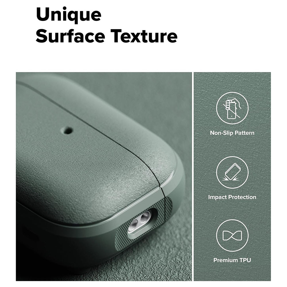 Magnetyczne etui Ringke Onyx do Apple AirPods Pro 3, Zielone