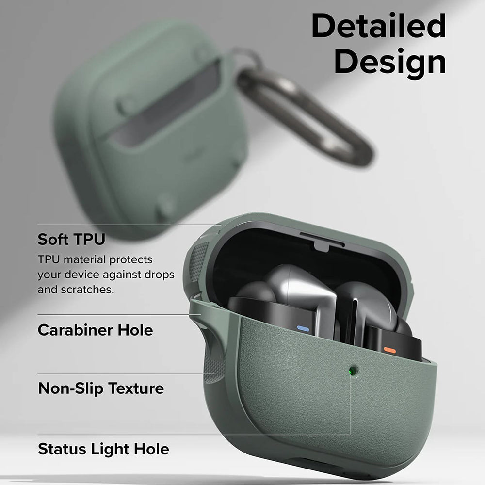 Etui Ringke Onyx Magnetic do Samsung Galaxy Buds3 FE / Buds3 Pro / Buds3, Zielony