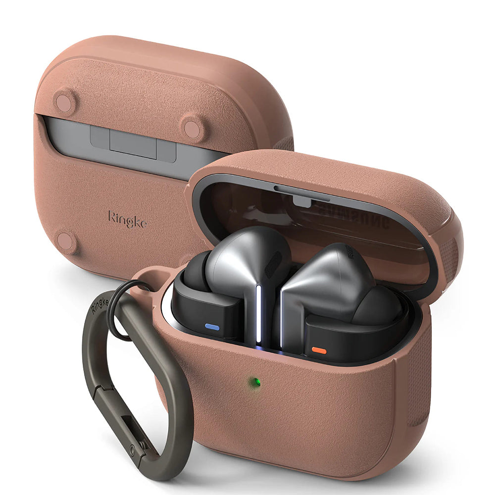Etui Ringke Onyx Magnetic do Samsung Galaxy Buds3 FE / Buds3 Pro / Buds3, Brązowe