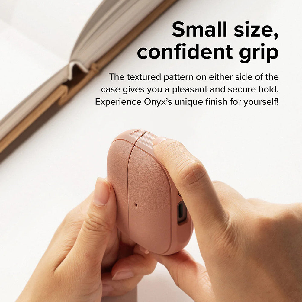 Etui Ringke Onyx Magnetic do Samsung Galaxy Buds3 FE / Buds3 Pro / Buds3, Brązowe