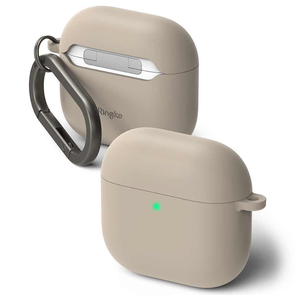Etui Ringke na Apple AirPods 4, kremowe