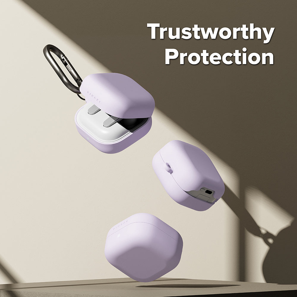 Etui Ringke dla Samsung Galaxy Buds4 / Buds4 Pro, Jasny Fiolet