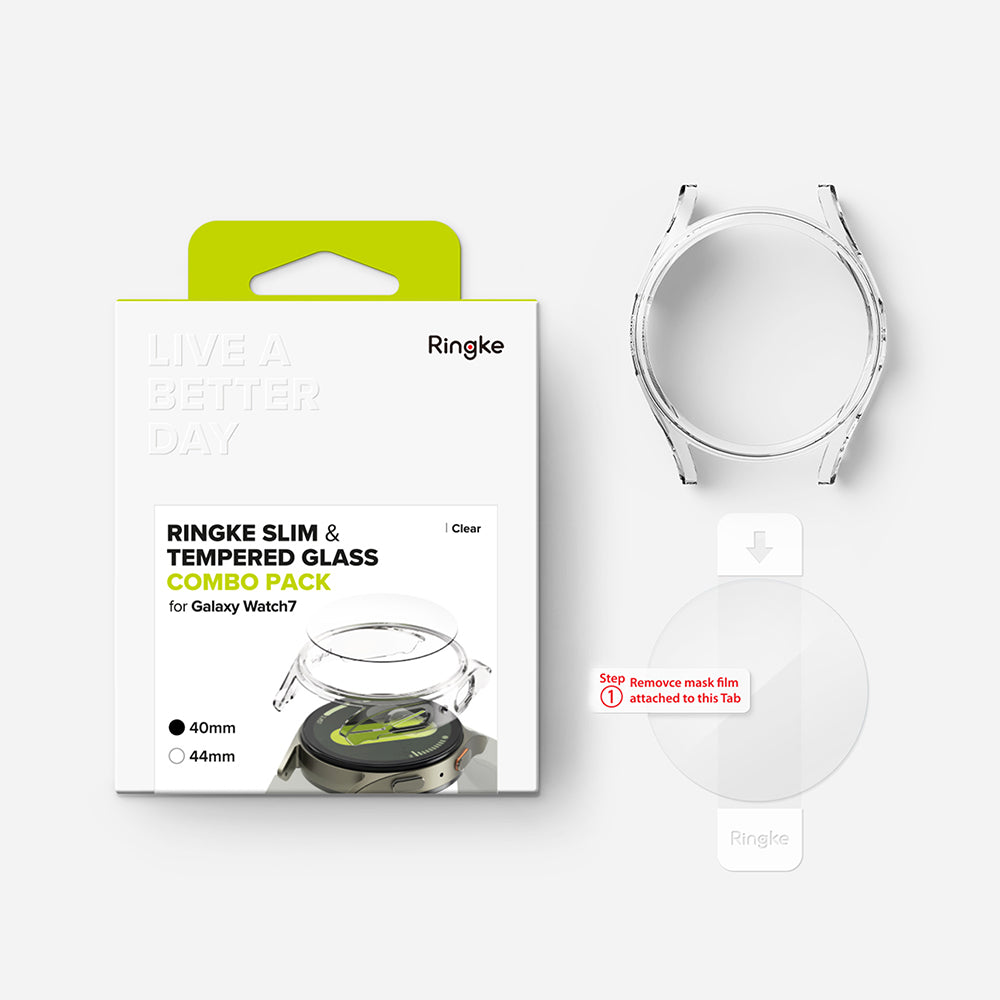 Etui Ringke Slim do Samsung Galaxy Watch7 40mm, Przezroczyste