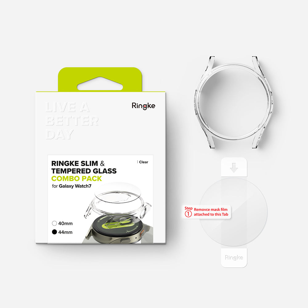 Etui Ringke Slim do Samsung Galaxy Watch7 44mm, Przezroczyste