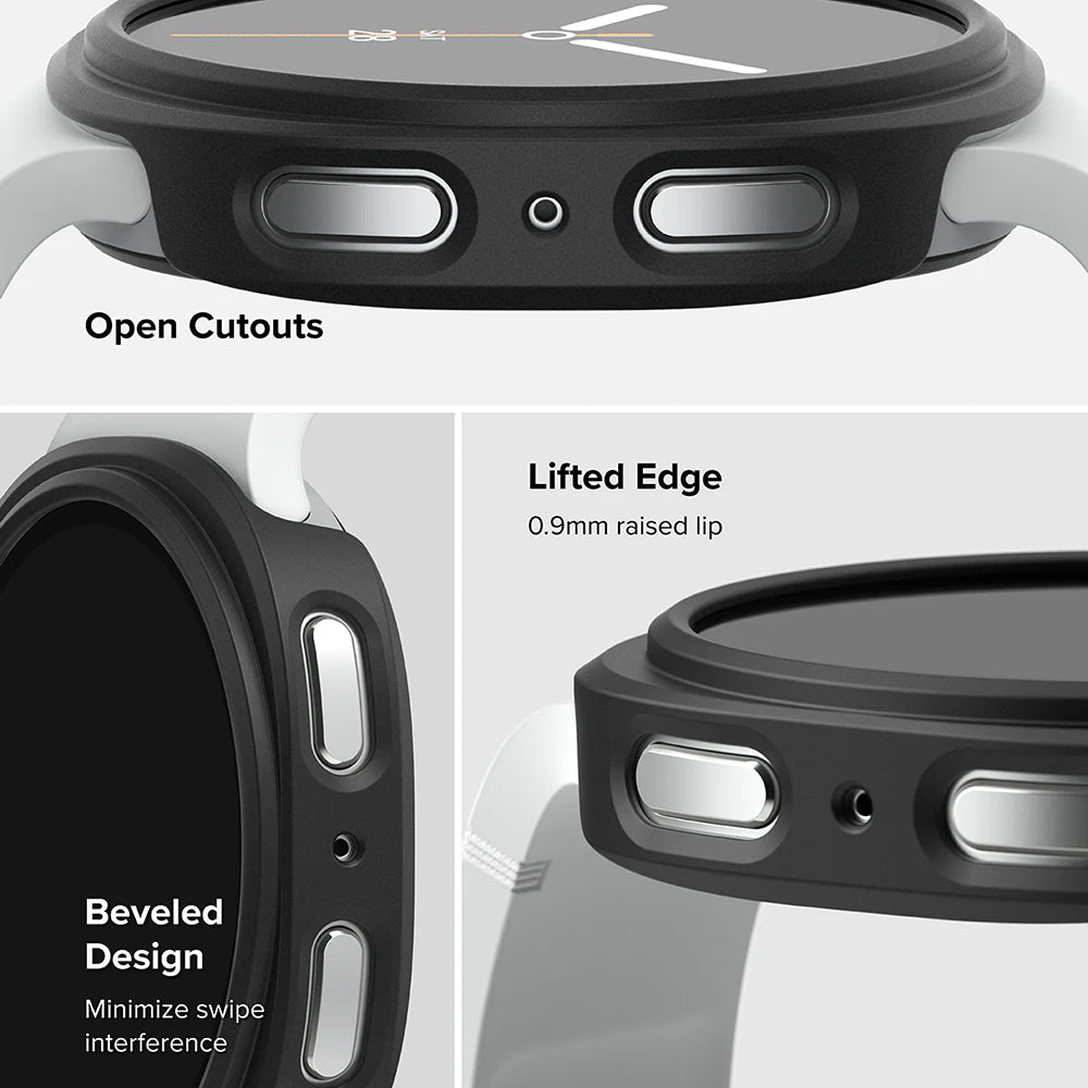 Etui Ringke Slim do Samsung Galaxy Watch8 40mm, Zestaw 2 sztuki, Czarny Mat