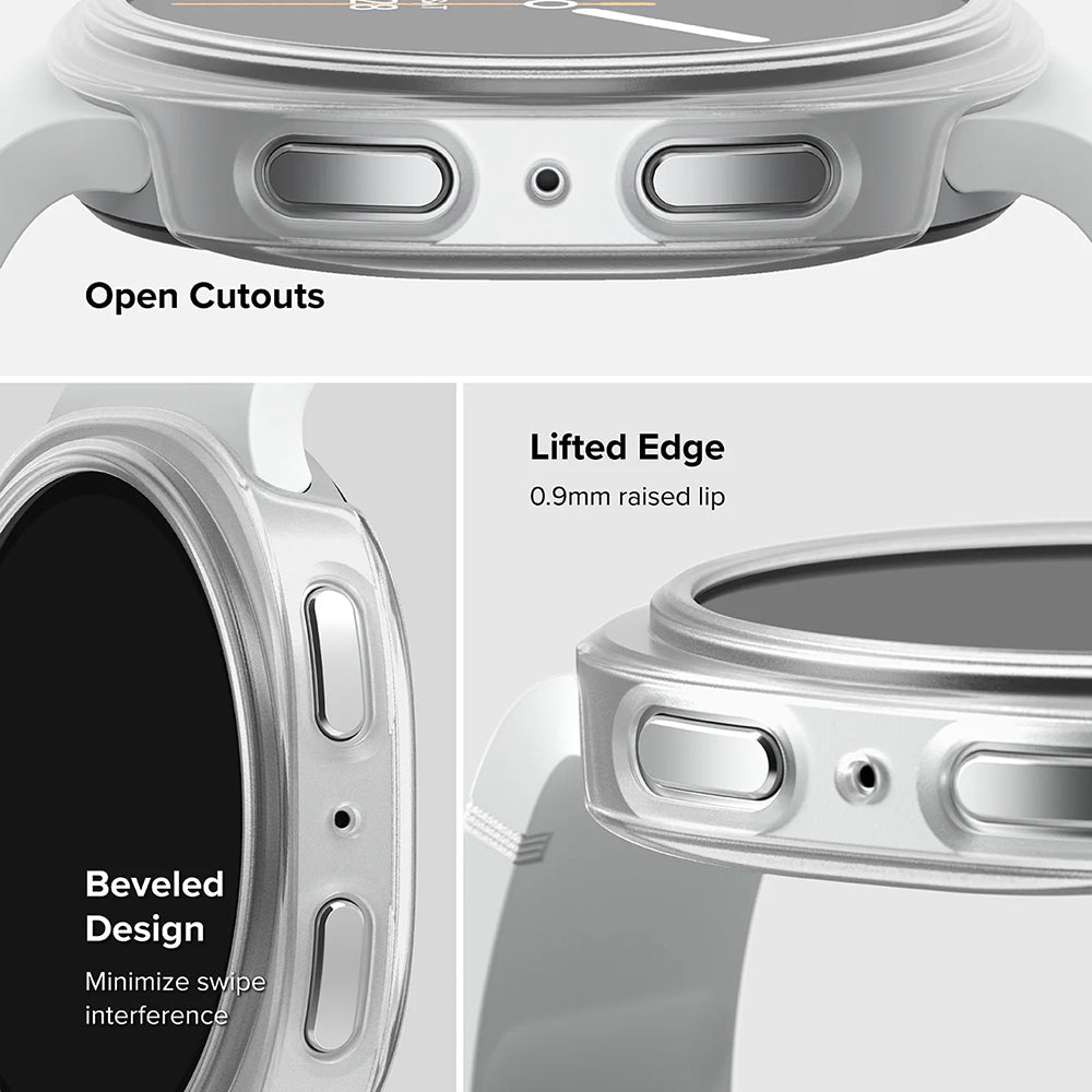 Etui Ringke Slim do Samsung Galaxy Watch8 44mm, Zestaw 2 sztuki, Przezroczyste
