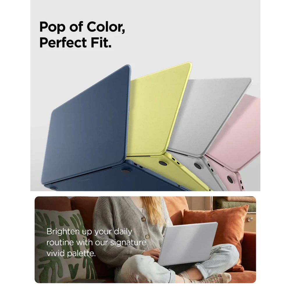 Etui Spigen Airskin do Apple MacBook Neo 13 cali, Przezroczyste Matowe ACS11543