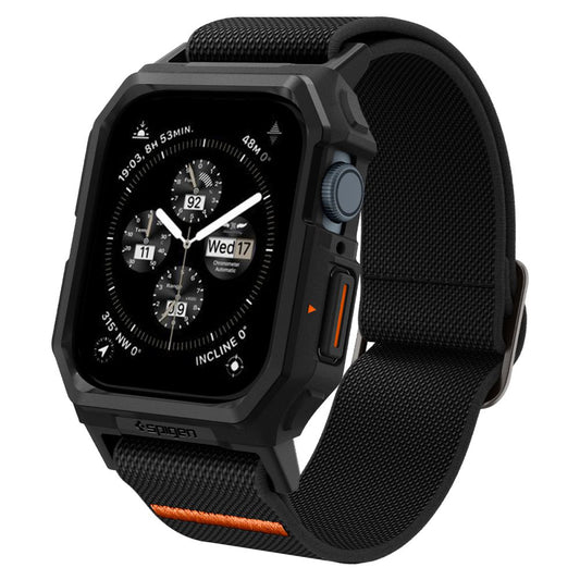 Spigen Lite Fit Pro Case for Apple Watch 44mm Series, Matte Black ACS07103