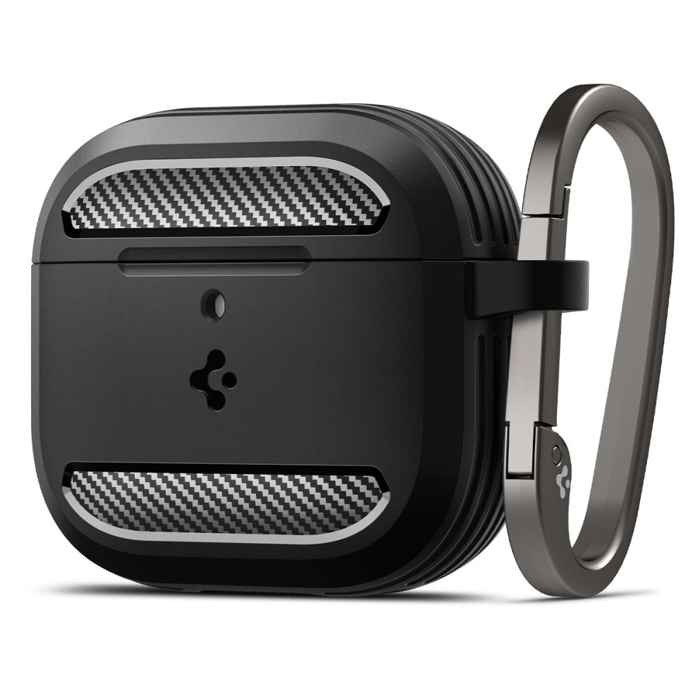 Etui Spigen Rugged Armor dla Apple AirPods 4, Matowe Czarne