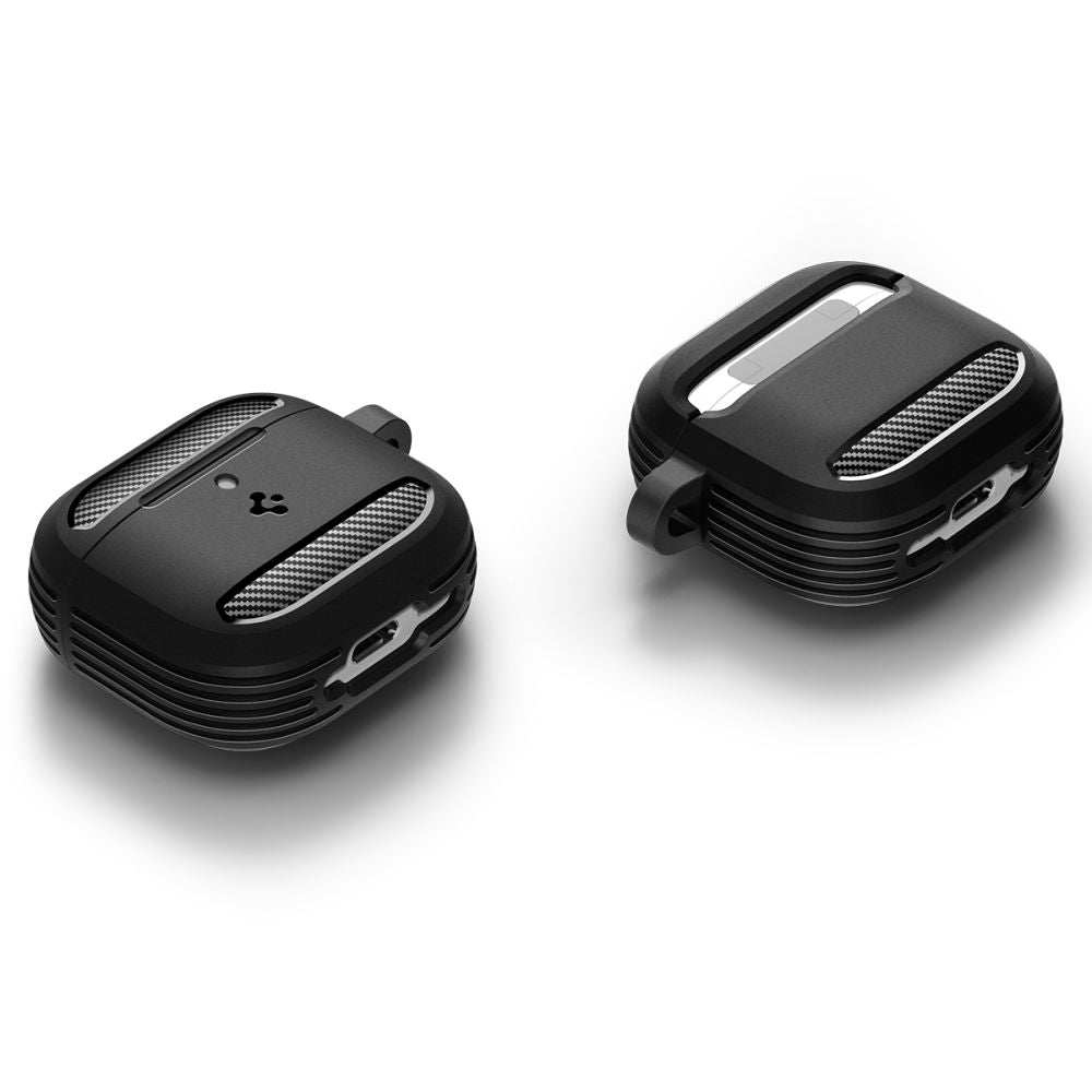 Etui Spigen Rugged Armor dla Apple AirPods 4, Matowe Czarne