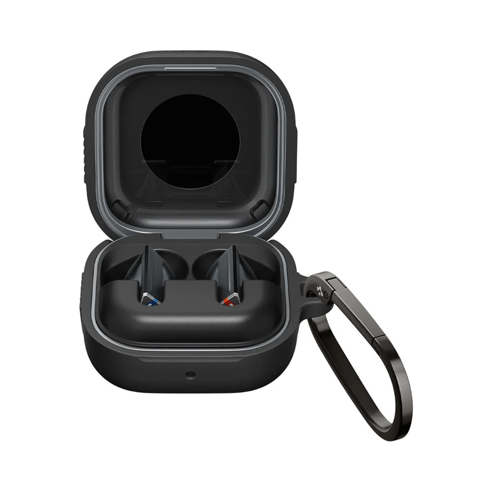 Spigen Rugged Armor Case for Samsung Galaxy Buds4 / Buds4 Pro, Matte Black ACS11200