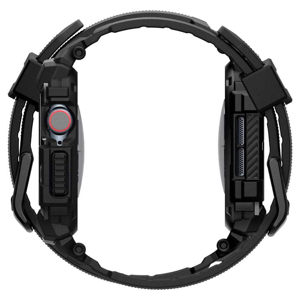 Etui Spigen Rugged Armor Pro dla Apple Watch Series 10 42mm, Czarne Matowe ACS08591