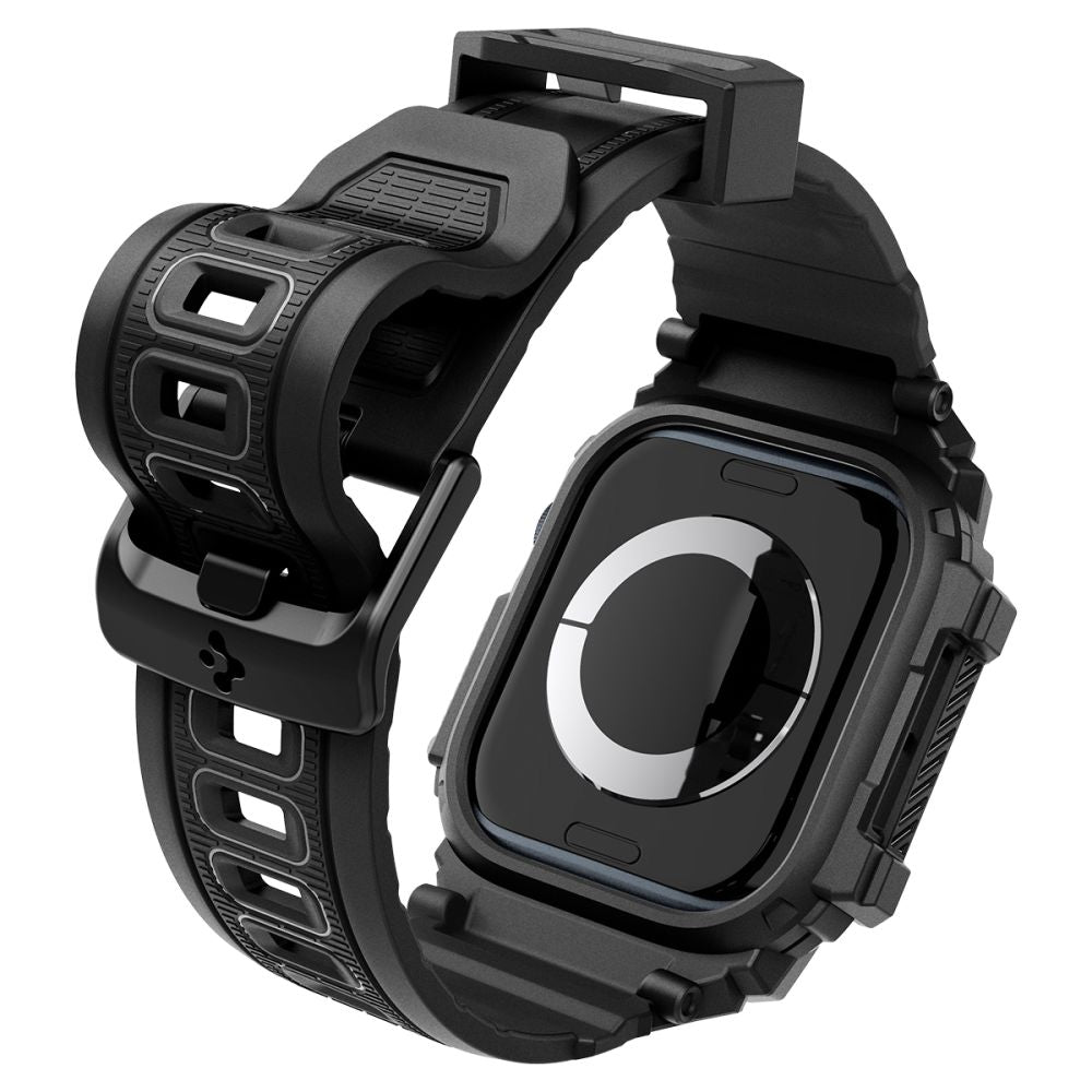 Etui Spigen Rugged Armor Pro dla Apple Watch Series 10 42mm, Czarne Matowe ACS08591