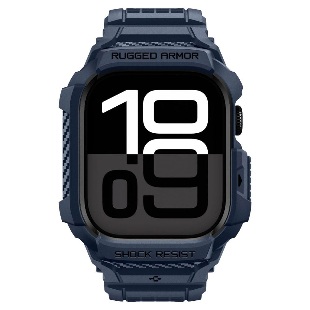 Etui Spigen Rugged Armor Pro V2 dla Apple Watch Series 10 / 11 42mm, Granatowe ACS10495