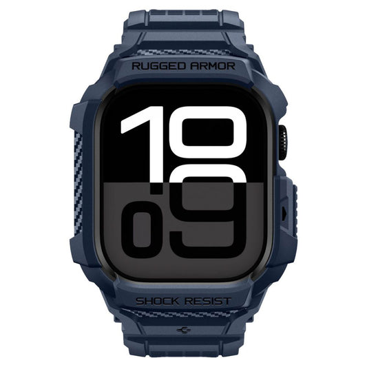 Etui Spigen Rugged Armor Pro V2 dla Apple Watch Series 10 / 11 42mm, Granatowe ACS10495