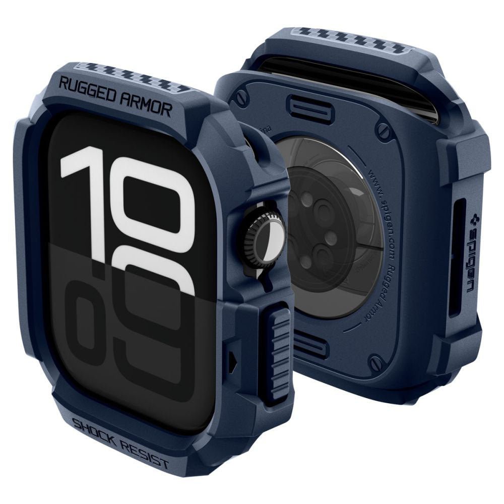 Etui Spigen Rugged Armor V2 dla Apple Watch Series 10 / 11 42mm, Granatowe ACS10492