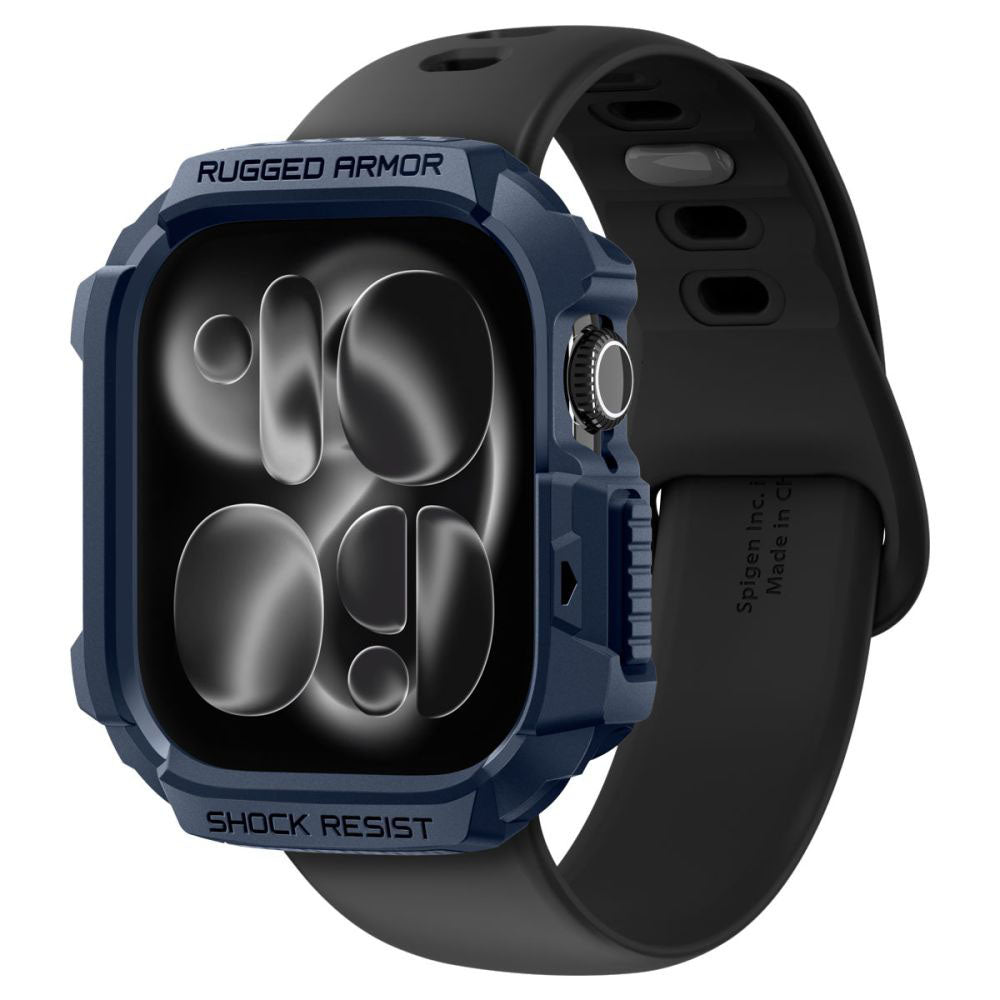 Etui Spigen Rugged Armor V2 dla Apple Watch Series 10 / 11 42mm, Granatowe ACS10492