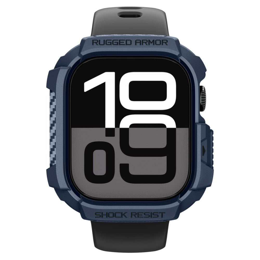 Etui Spigen Rugged Armor V2 dla Apple Watch Series 10 / 11 42mm, Granatowe ACS10492